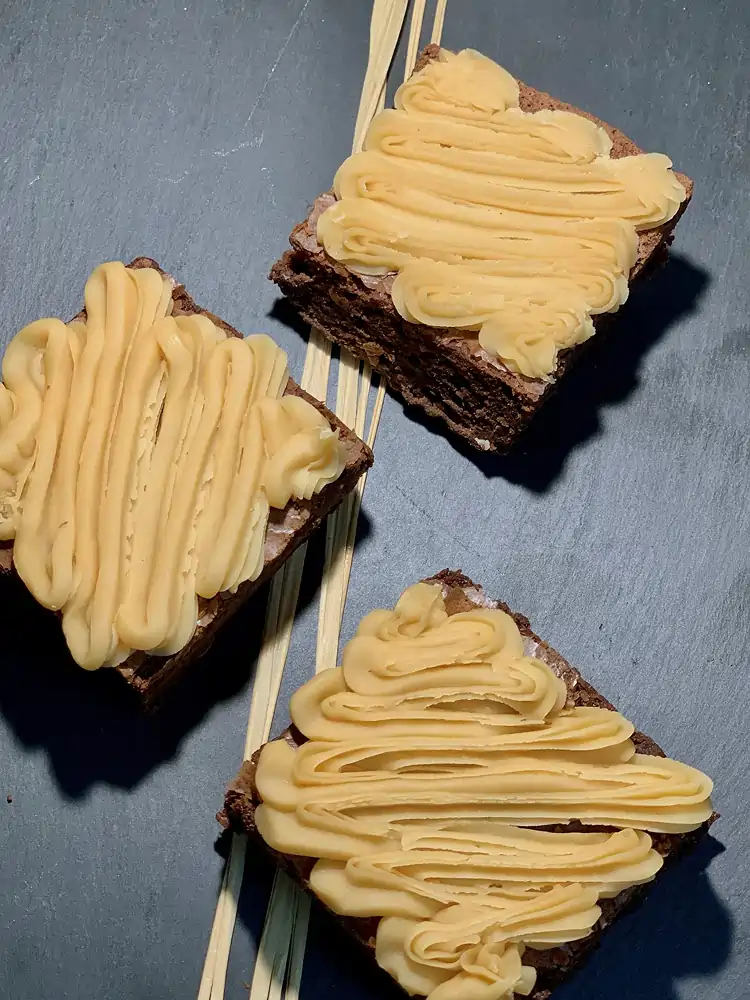 Caramel Iced Brownie